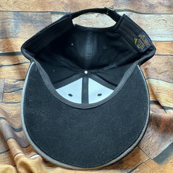 Abuelo's Mexican Food Embassy Black Red Adjustable Strapback Hat Cap Restaurant - Picture 6 of 7